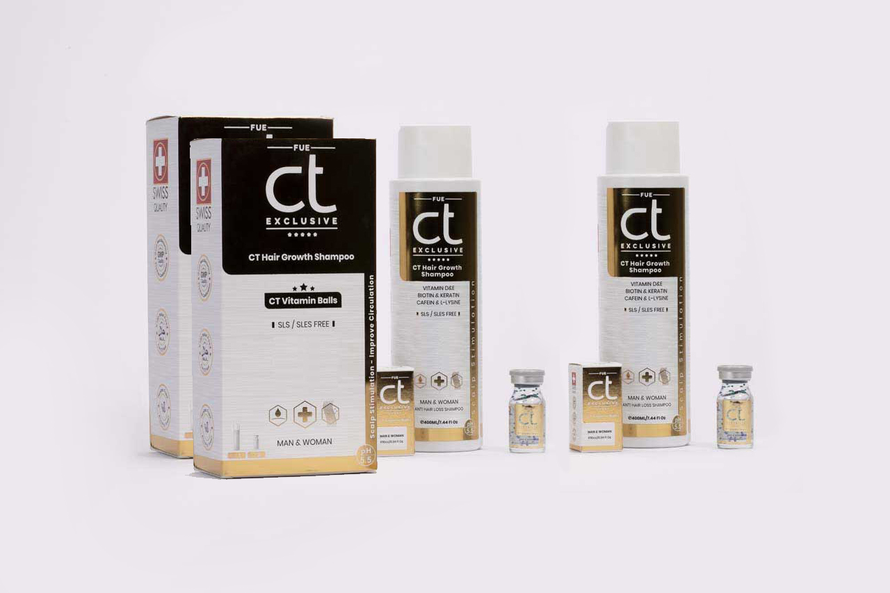 2x CT Exclusive shampoo 400ml + vitamin balls